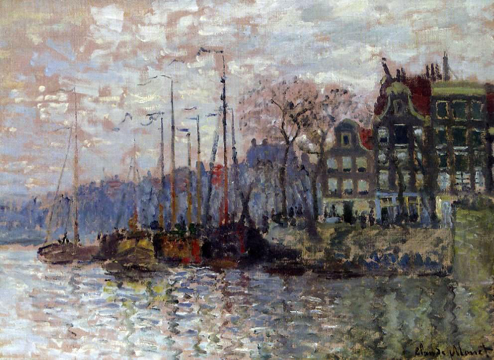  Claude Oscar Monet Amsterdam - Canvas Print