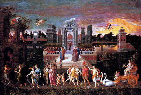  Antoine Caron An Allegory of the Triumph Of Spring - Canvas Print