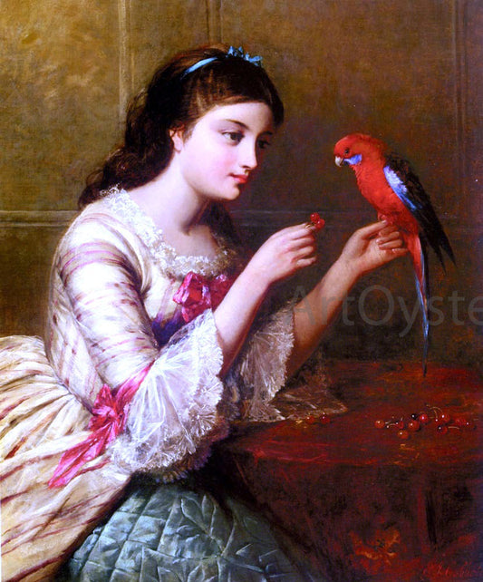  Edward John Cobbett An Attentive Friend - Canvas Print