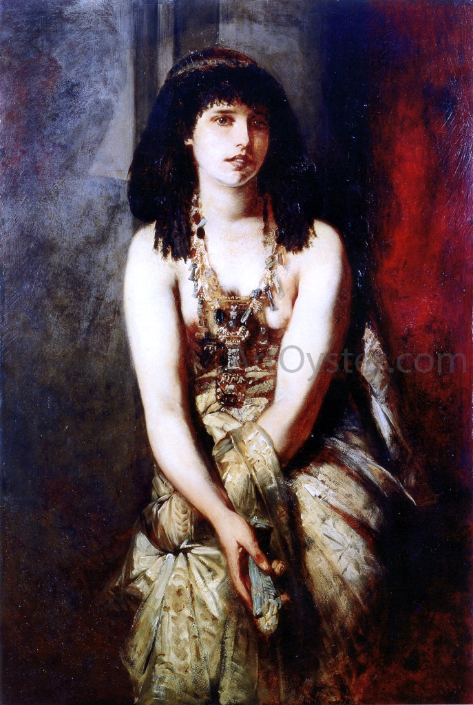  Hans Makart An Egyptian Princess - Canvas Print