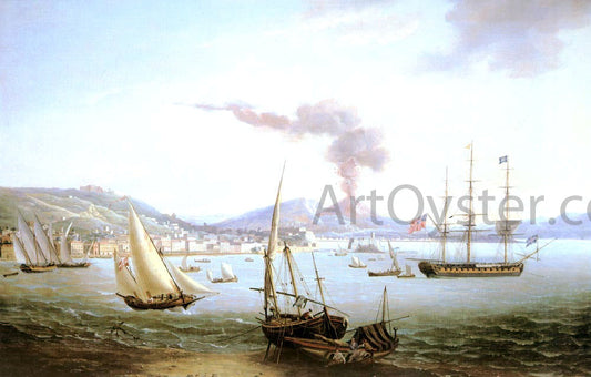  John Thomas Serres An English Frigate In The Bay Of Naples - Canvas Print