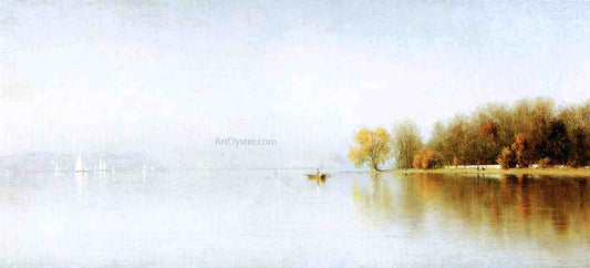  Sanford Robinson Gifford An Indian Summer's Day on the Hudson - Tappan Zee - Canvas Print