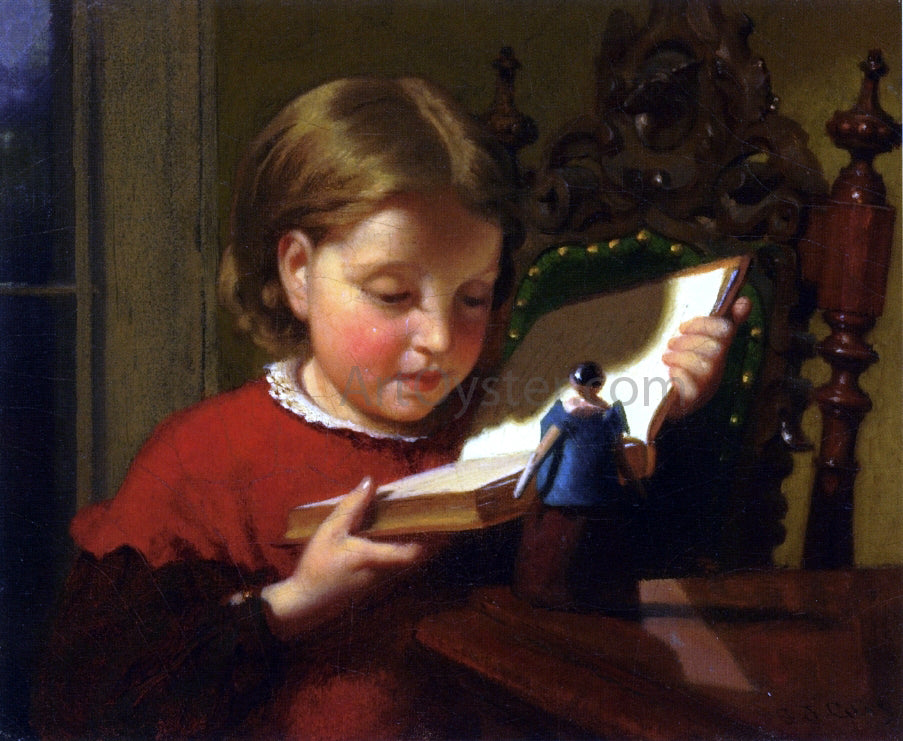  Seymour Joseph Guy An Interesting Book - Canvas Print