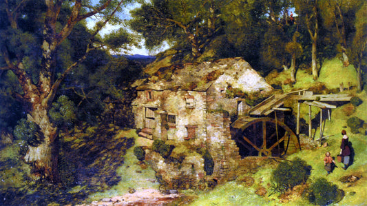  William James Blacklock An Old Mill Near Haweswater - Canvas Print