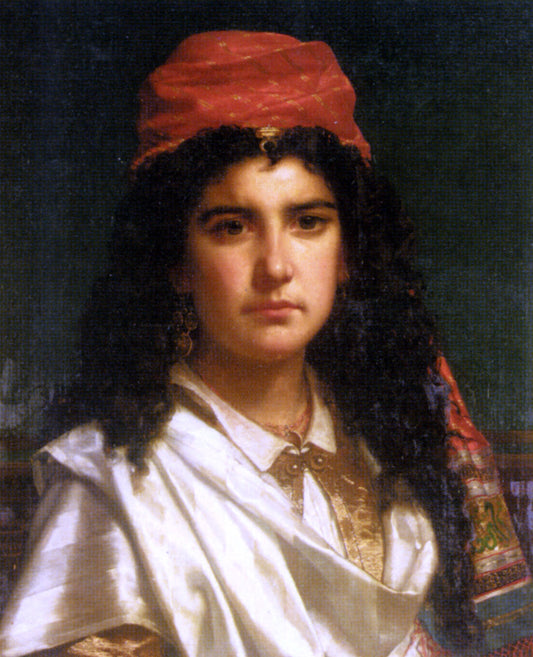  Jan Pieter Portielje An Oriental Beauty - Canvas Print