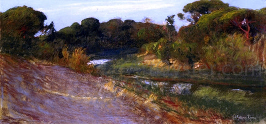  Giulio Aristide Sartorio An outlet of the Fosano Canal - Canvas Print