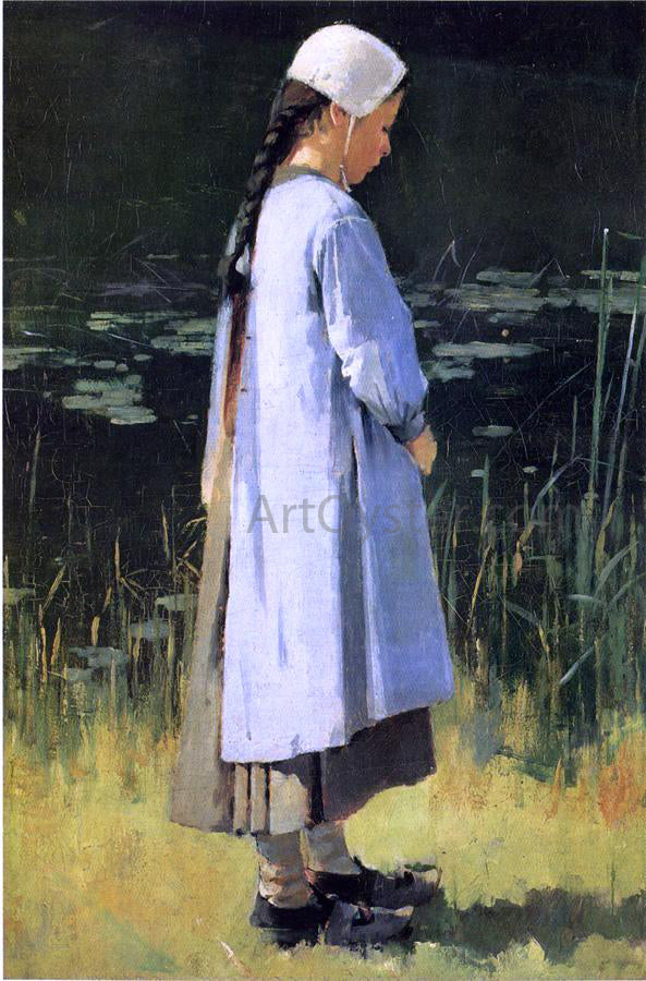  Theodore Robinson Angelus - Canvas Print