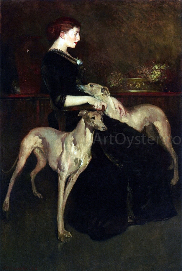  John White Alexander Anna Palmer Draper - Canvas Print