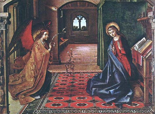  Pedro Berruguete Annunciation - Canvas Print