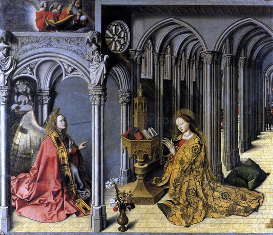  Master Aix Annunciation Annunciation - Canvas Print