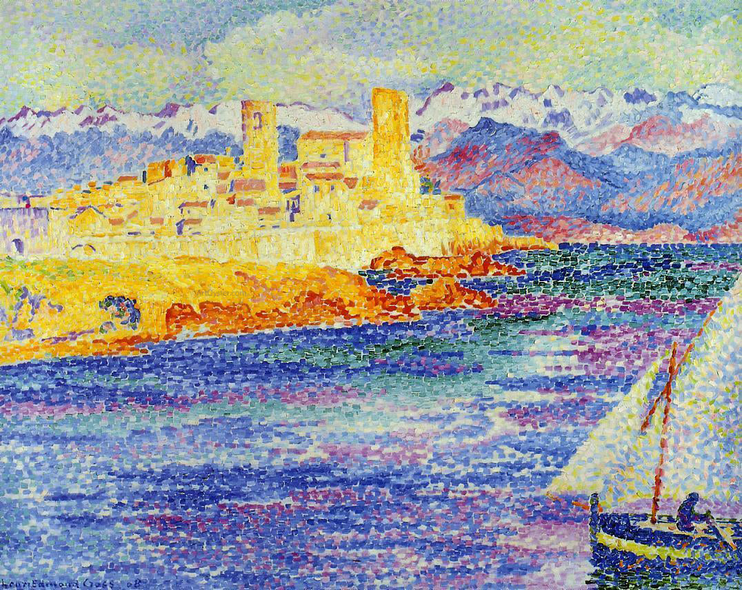  Henri Edmond Cross Antibes - Canvas Print