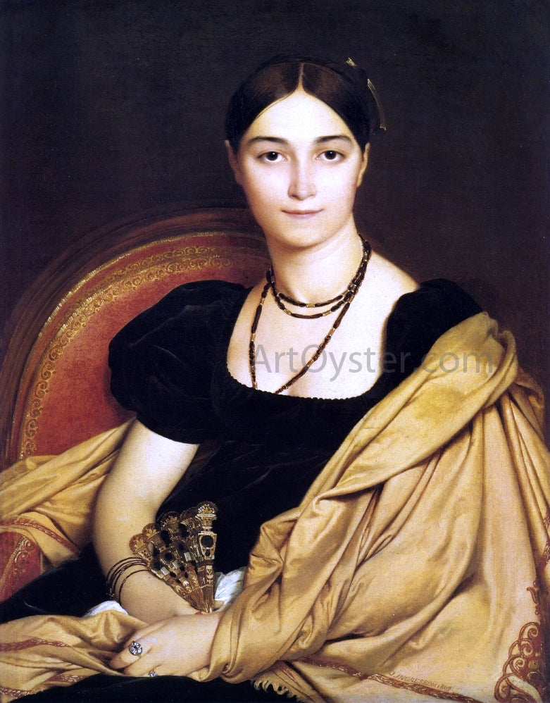  Jean-Auguste-Dominique Ingres Antonia Duvaucey de Nittis - Canvas Print