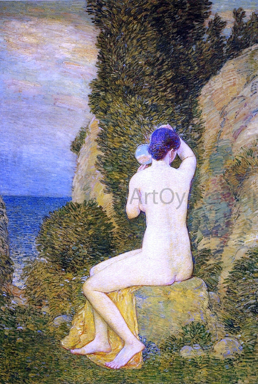  Frederick Childe Hassam Aphrodite, Appledore - Canvas Print