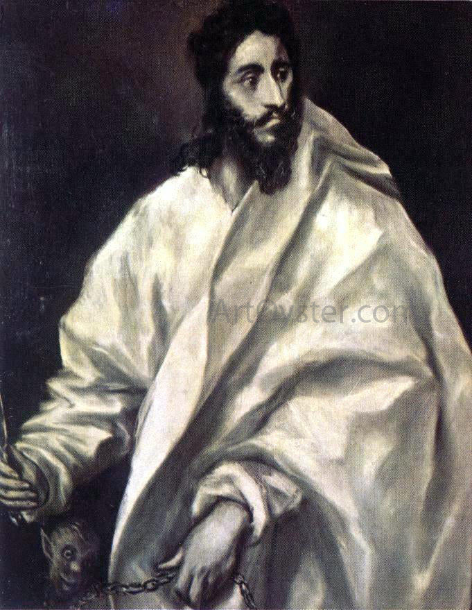  El Greco Apostle St Bartholomew - Canvas Print