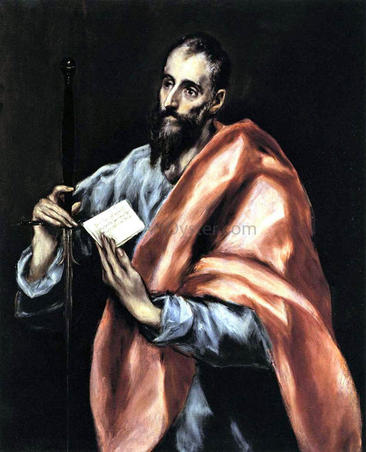  El Greco Apostle St Paul - Canvas Print