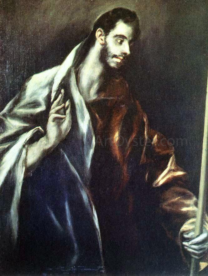  El Greco Apostle St Thomas - Canvas Print