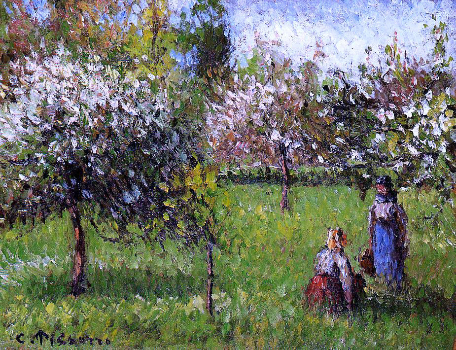  Camille Pissarro Apple Blossoms, Eragny - Canvas Print