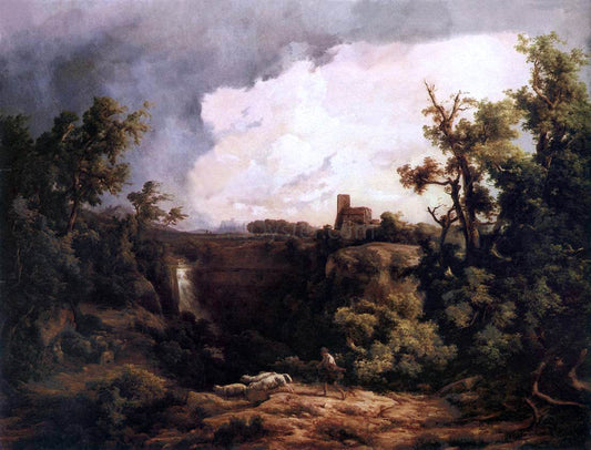  The Elder Karoly Marko Aqua Nera near Rome - Canvas Print