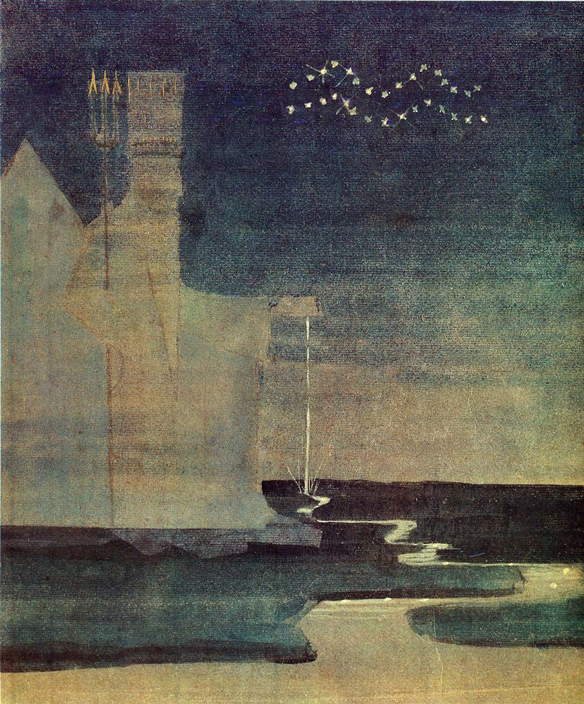  Mikalojus Ciurlionis Aquarius - Canvas Print