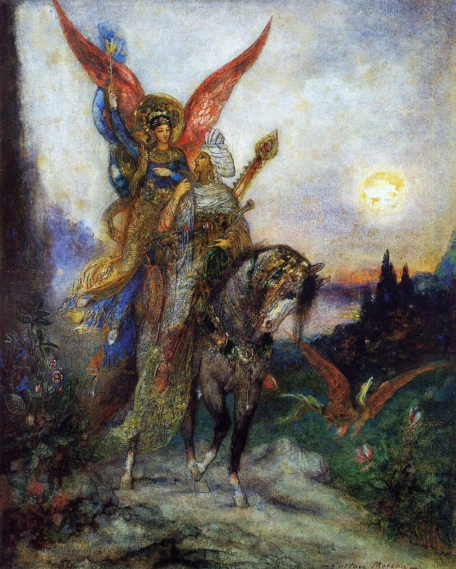  Gustave Moreau Arabian Poet (also known as Persian) - Canvas Print