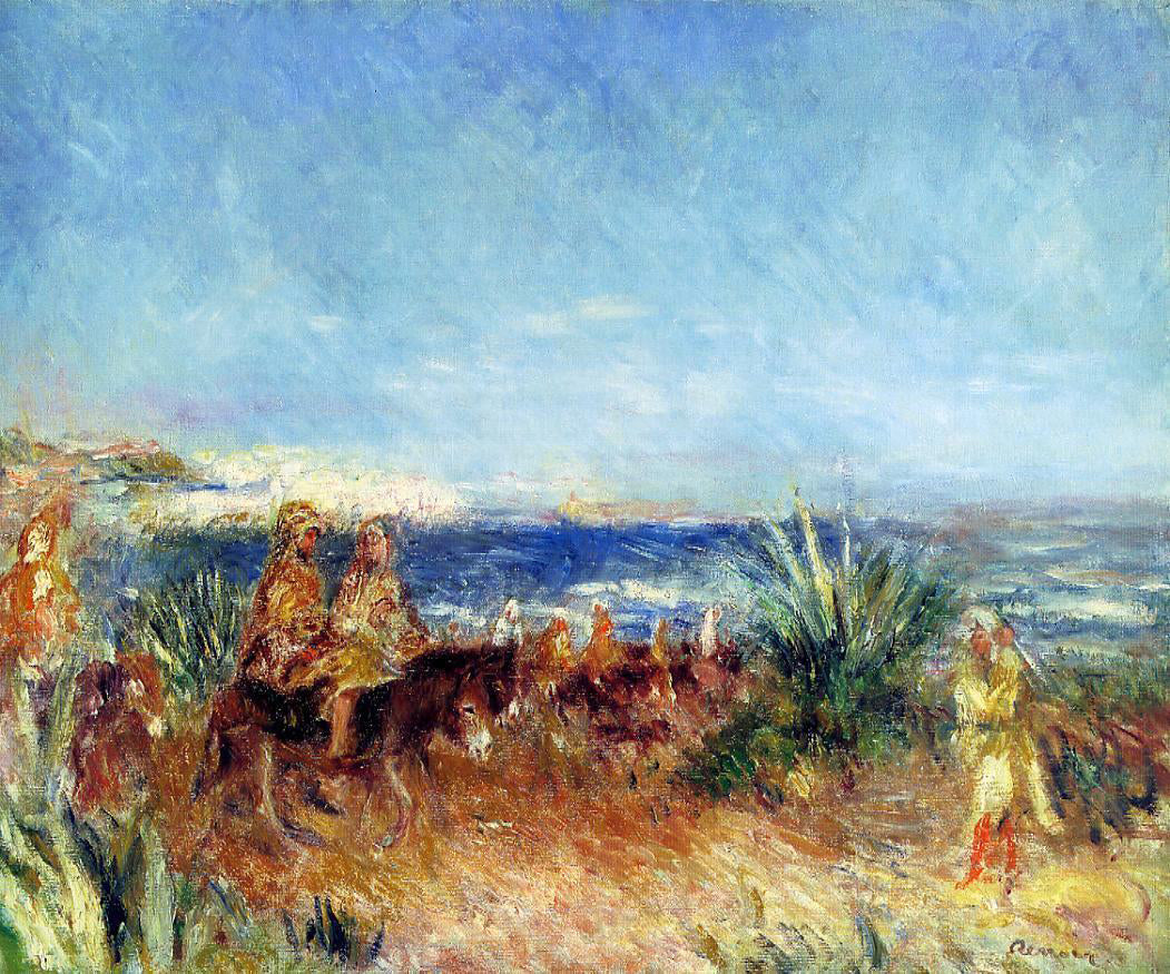  Pierre Auguste Renoir Arabs by the Sea - Canvas Print