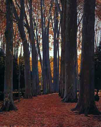  Santiago Rusinol Prats Arboles - Canvas Print