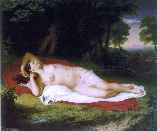  John Vanderlyn Ariadne Asleep on the Island of Naxos - Canvas Print
