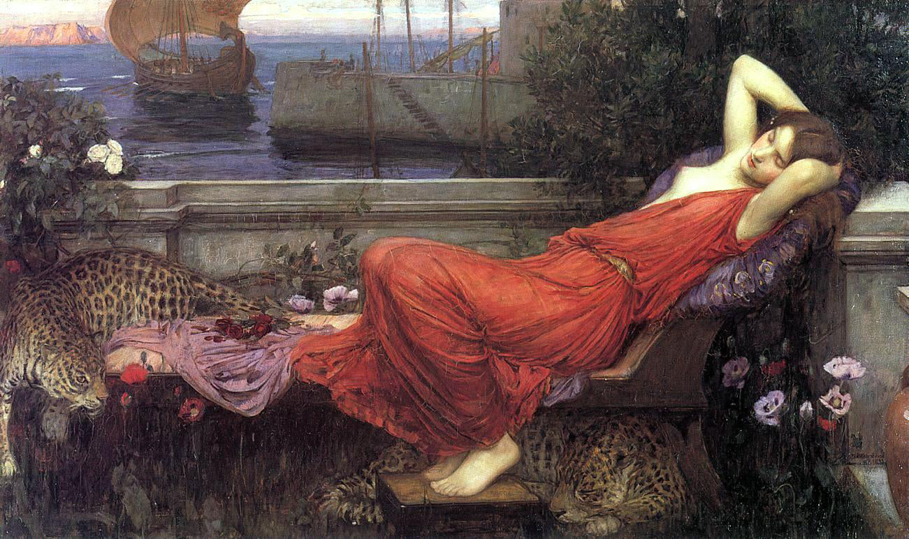  John William Waterhouse Ariadne - Canvas Print