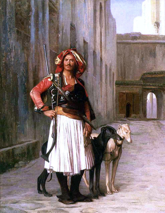  Jean-Leon Gerome Arnaut from Cairo - Canvas Print