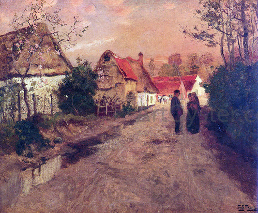  Fritz Thaulow Arques-La-Bataille, Normandie - Canvas Print