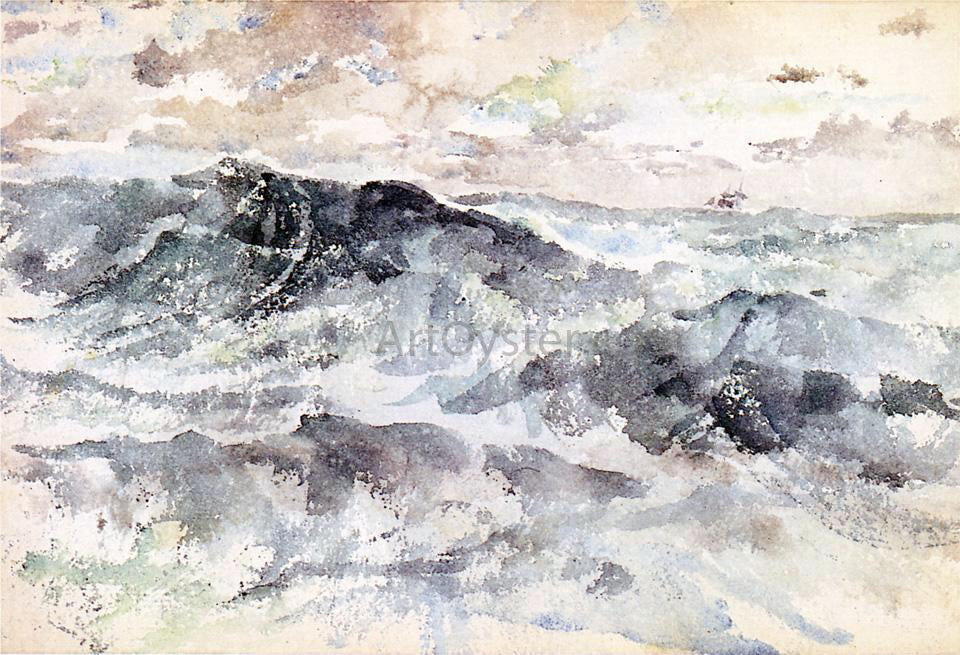  James McNeill Whistler Arrangement in Blue and Silver - The Great Sea - Canvas Print