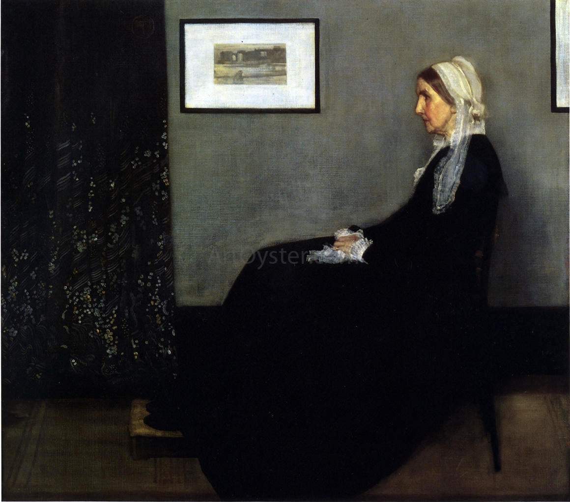  James McNeill Whistler Arrangement in Grey and Black: Portrait of the Painter's Mother - Canvas Print