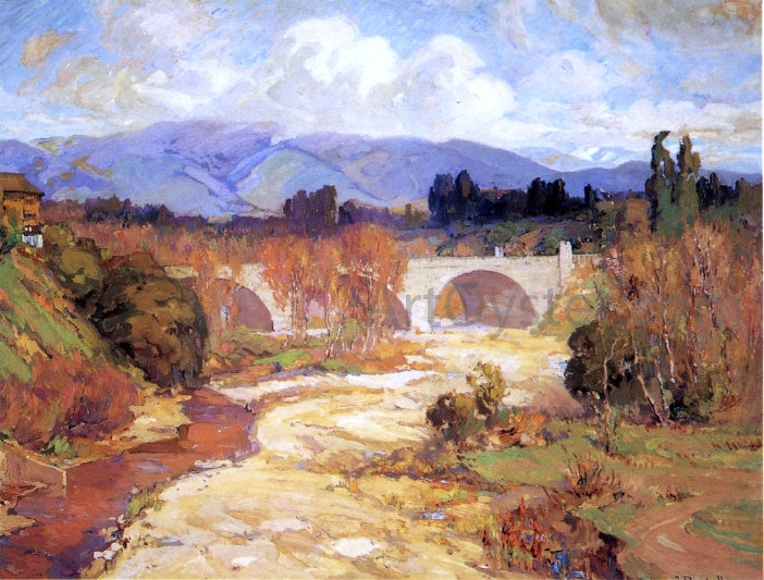  Franz Bischoff Arroyo Seco Bridge - Canvas Print