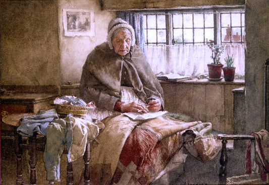  Walter Langley At Evening Time It Shall Be Light - Canvas Print