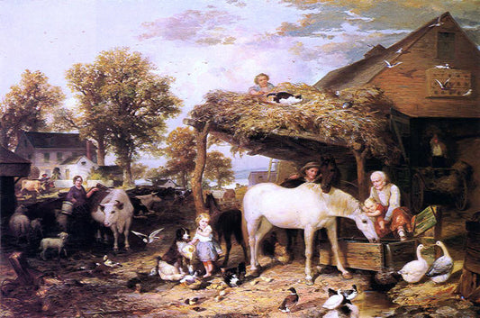  Jasper John Home on the Farm - Canvas Print