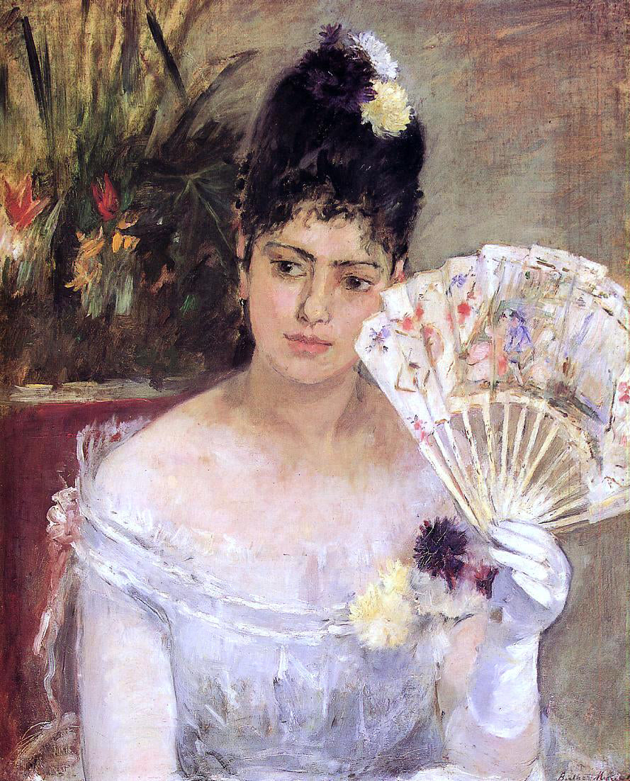  Berthe Morisot At the Ball - Canvas Print