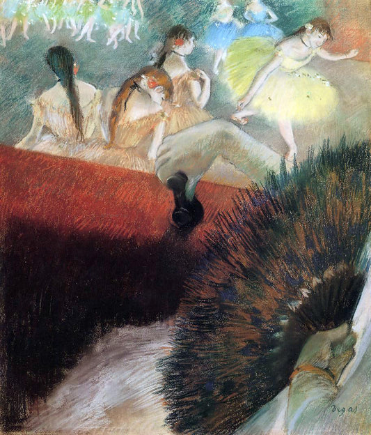  Edgar Degas At the Ballet - Canvas Print