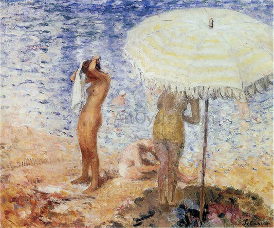  Henri Lebasque At the Beach - Canvas Print