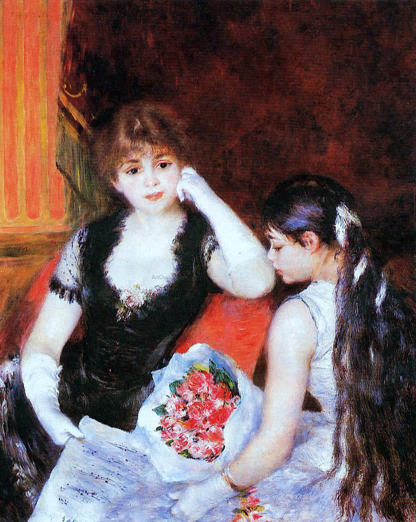 Pierre Auguste Renoir At the Concert (also known as Box at the Opera) - Canvas Print