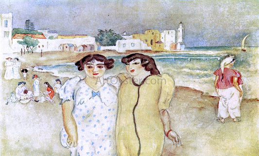  Jules Pascin At the Edge of a Lake in Tunisia - Canvas Print