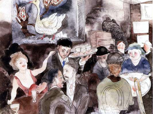  Charles Demuth At the Golden Swan: Sometimes Called 'Hell Hole' - Canvas Print