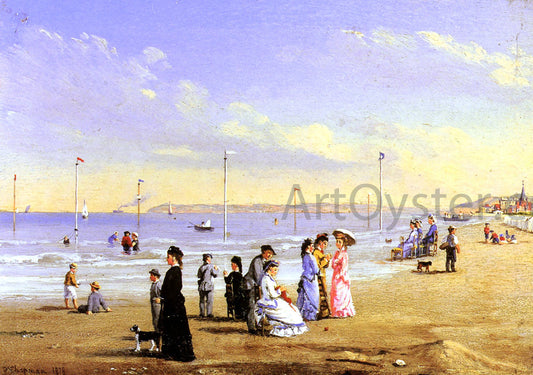  Conrad Wise Chapman At The Seaside - Canvas Print