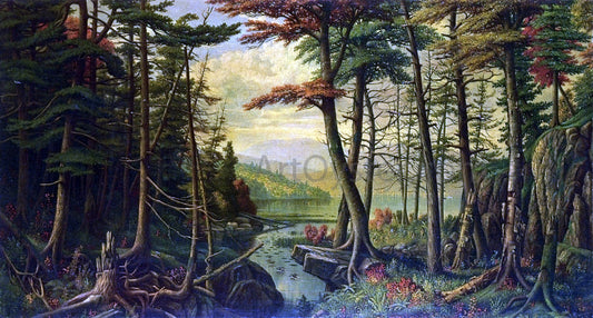  Levi Wells Prentice At the Water's Edge - Canvas Print