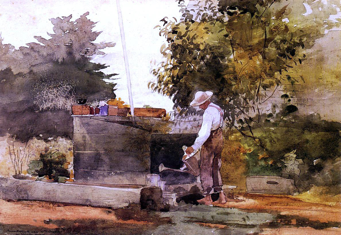  Winslow Homer At the Well - Canvas Print