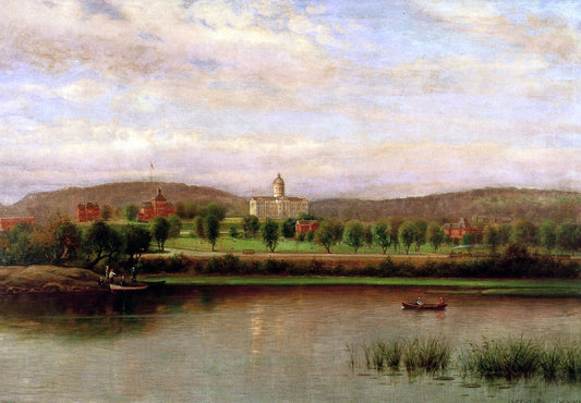  Olof Grafstrom Augustana College in the 1890's - Canvas Print