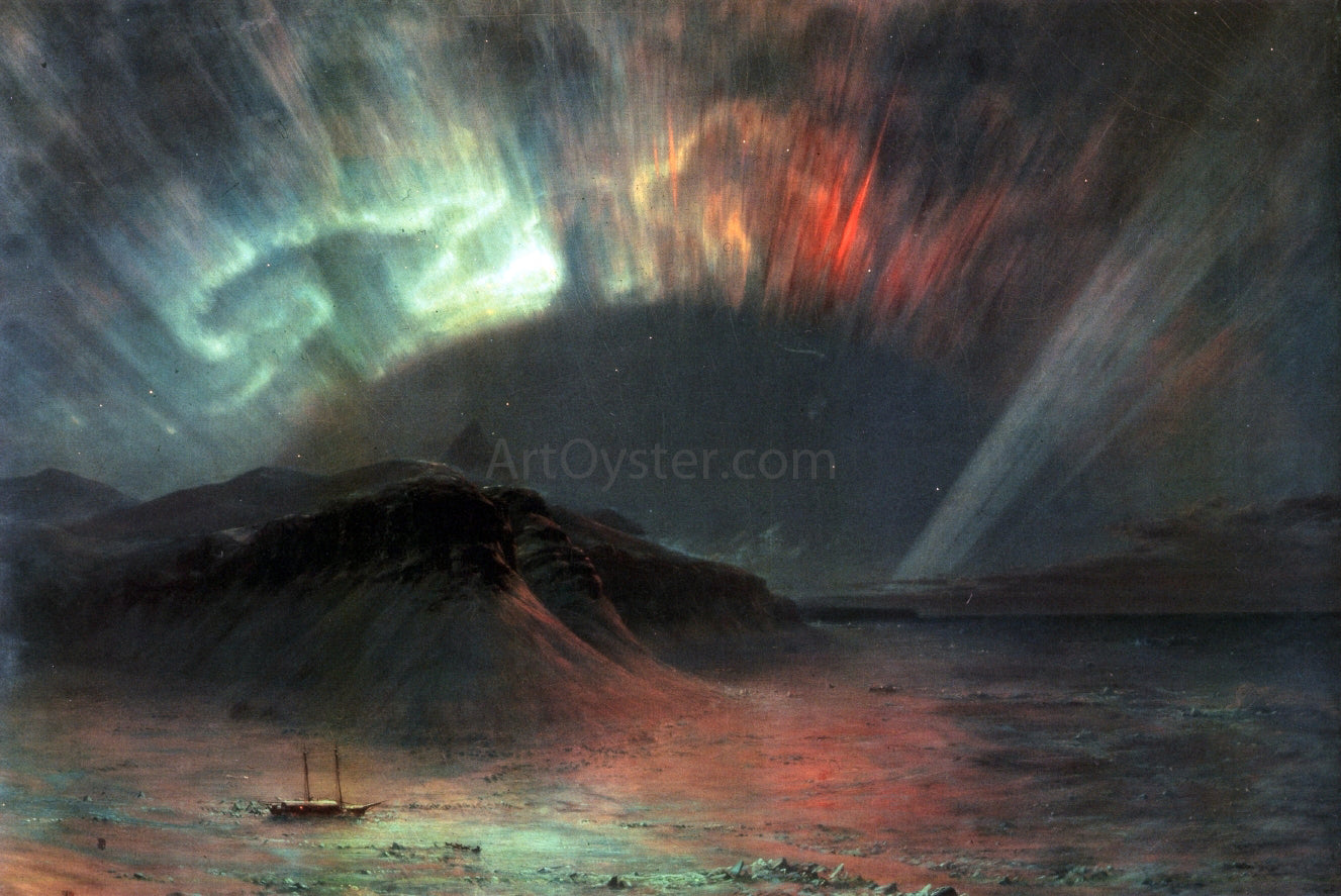  Frederic Edwin Church Aurora Borealis - Canvas Print