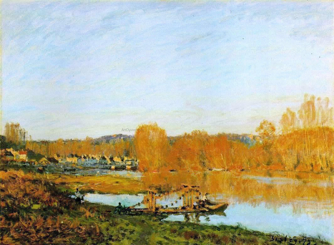  Alfred Sisley Autumn - Banks of the Seine near Bougival - Canvas Print