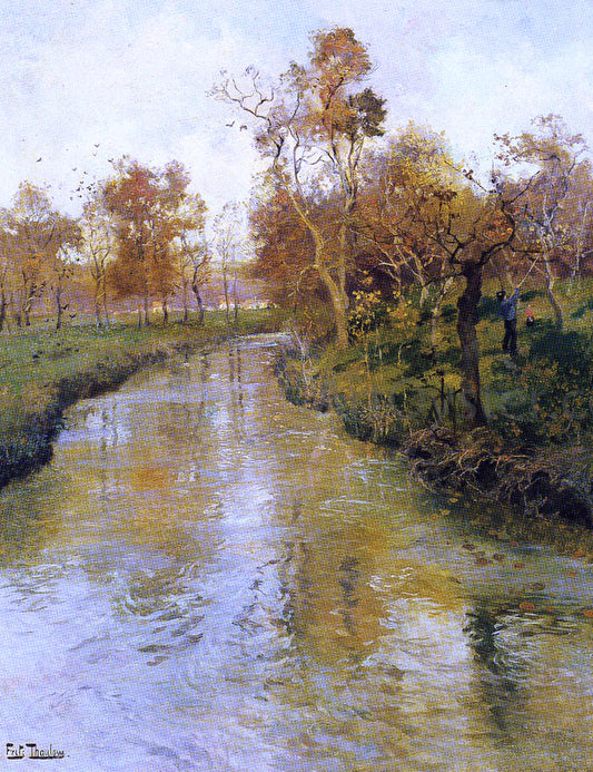  Fritz Thaulow Autumn - Canvas Print
