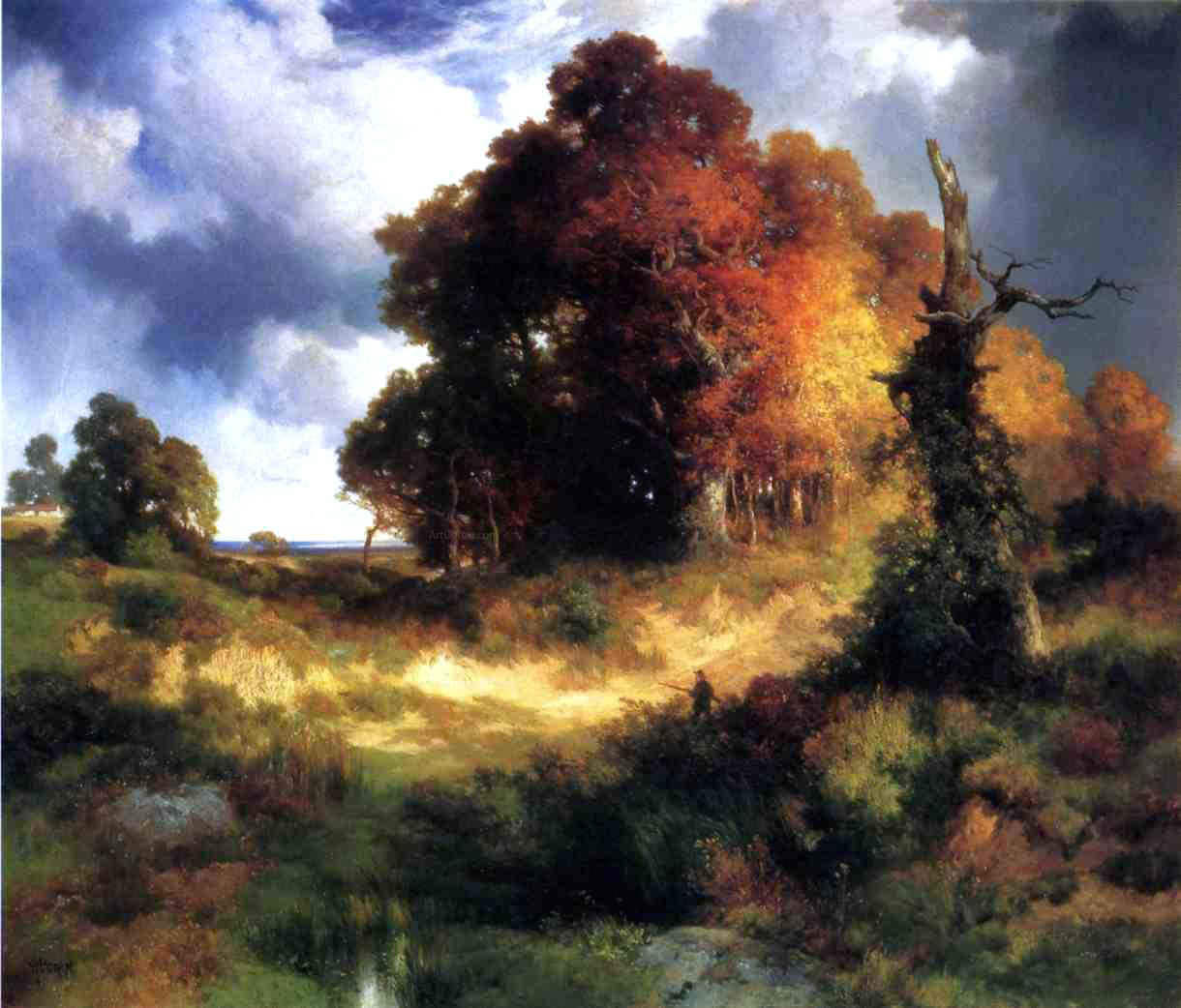  Thomas Moran Autumn - Canvas Print