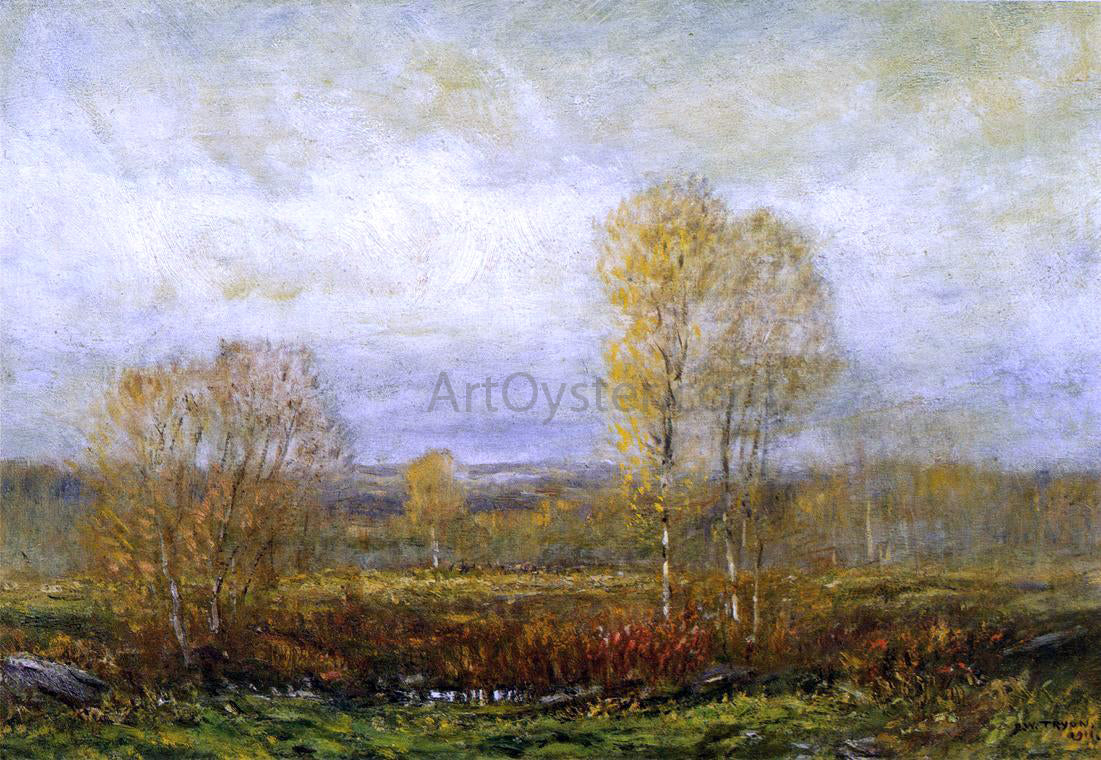  Dwight W Tryon Autumn Day - Canvas Print